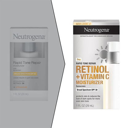 "Neutrogena Rapid Wrinkle Repair Moisturizer, SPF 30, 1 oz (Pack of 2)"